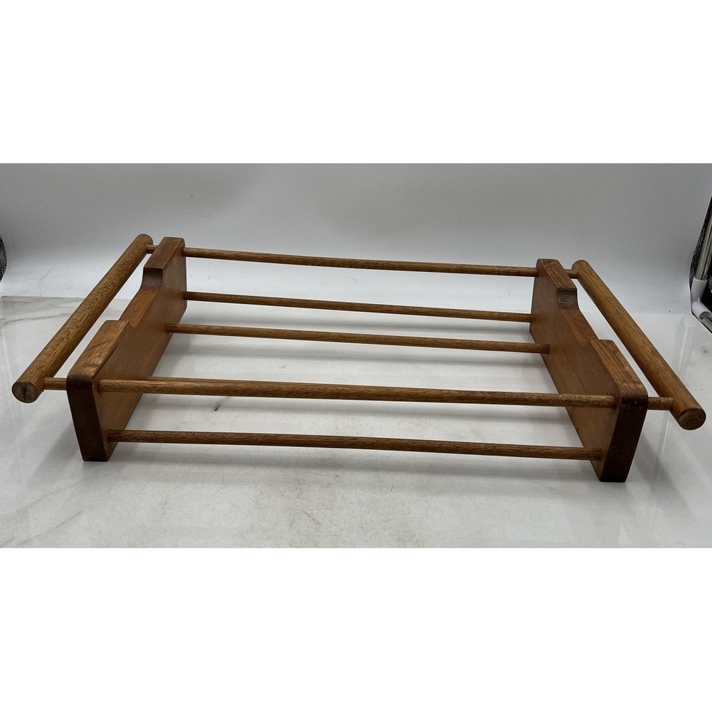 Vintage Mid-Century Modern Teak Casserole Dish Holder Serving